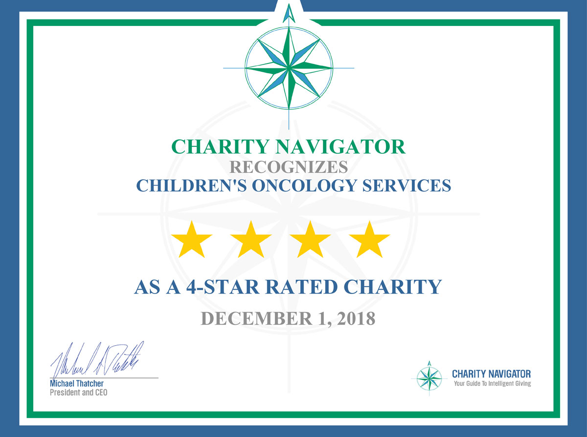 Charity Navigator Certificate