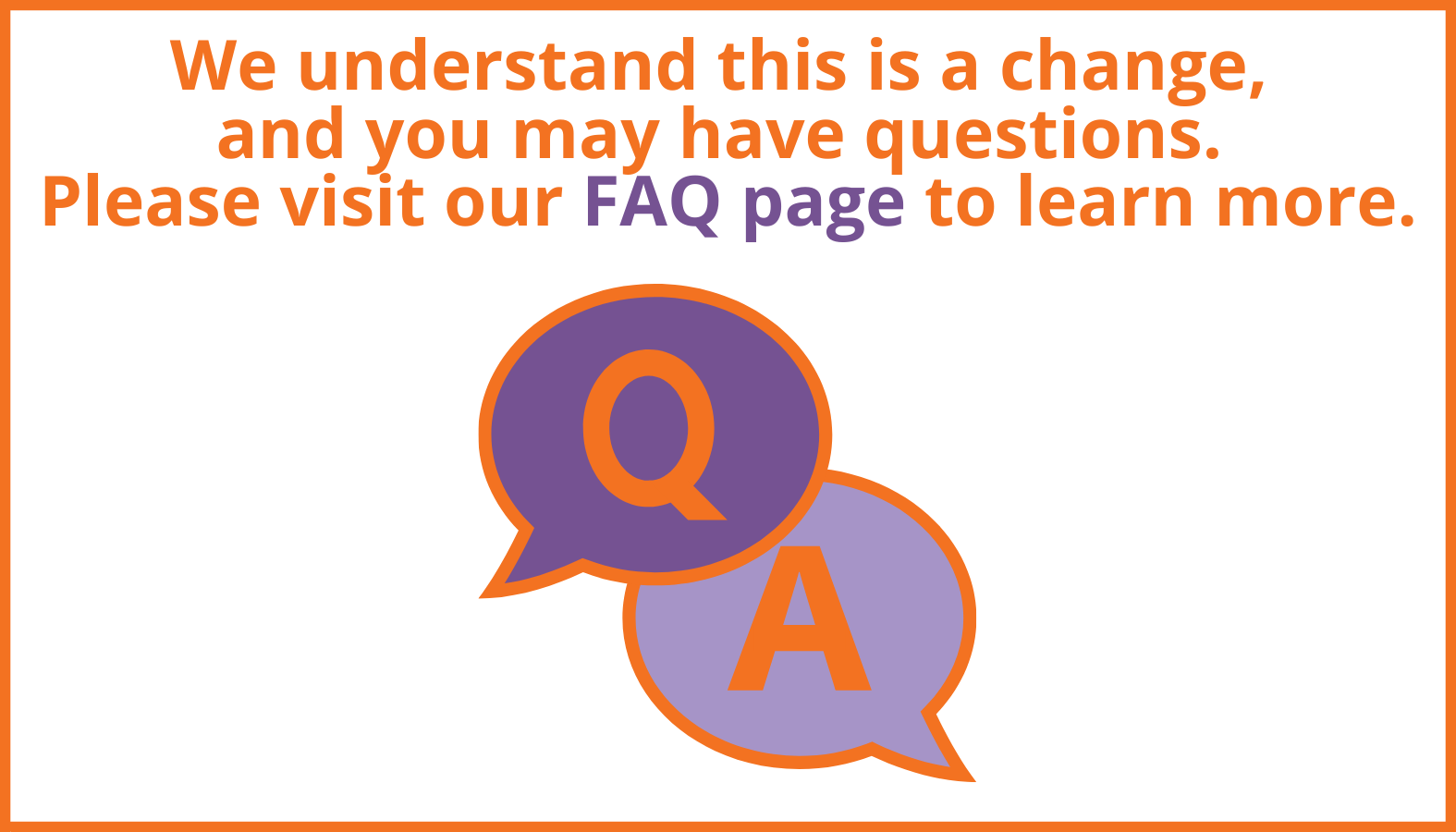 Button to FAQ Page
