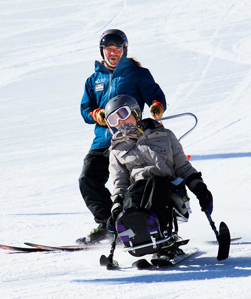 Adaptive Skiing at our Utah Ski Trip. Taken on Feb 27 2020 with a Nikon Camera D500