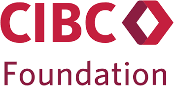 CIBC Foundation logo in red and burgundy