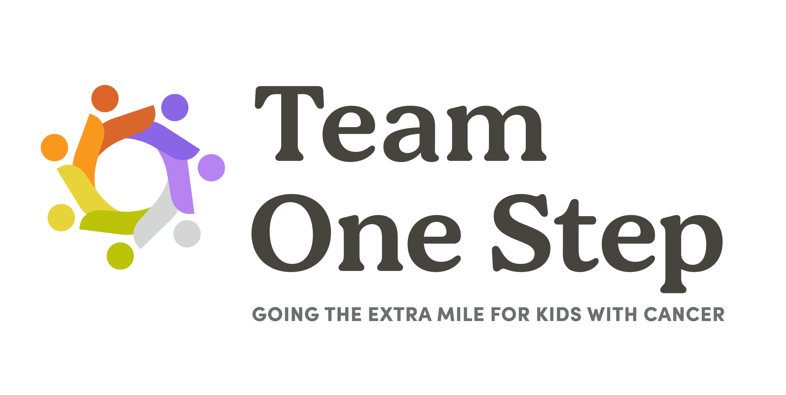 Team One Step logo with colorful figures