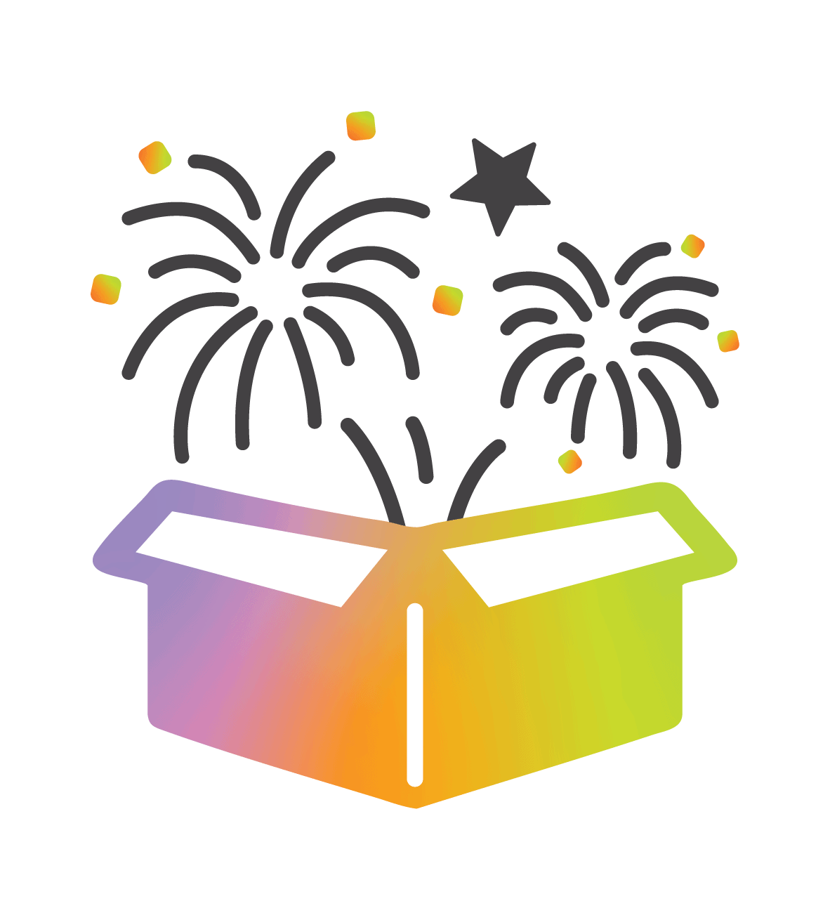 Fireworks display at Camp One Step with vibrant colors and festive celebration.