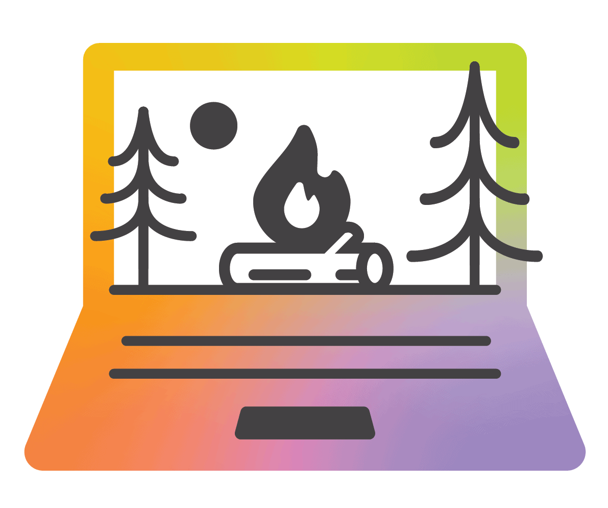 Outdoor camping, fire, pine trees, nature, wilderness, adventure, tent, camping site, camping experience, outdoor activities.