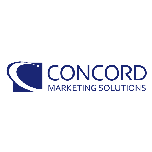 Concord Marketing Solutions logo with blue design.