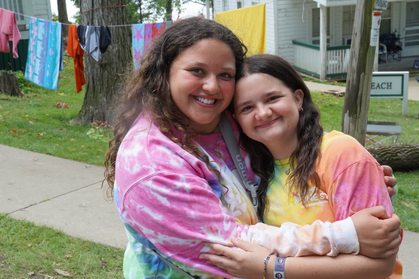Helping children with cancer at Camp One Step, creating supportive memories and healing experiences.