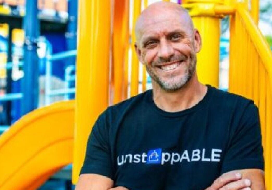 Accessible outdoor playground for kids at Camp One Step for inclusive family fun.